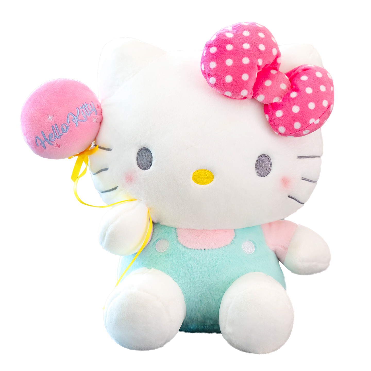Hello Kitty Sanrio Plush Toy Doll Stuffed Animal Pillow Decoration Birthday Gift for Girls, 38cm Cat Cat Figurine