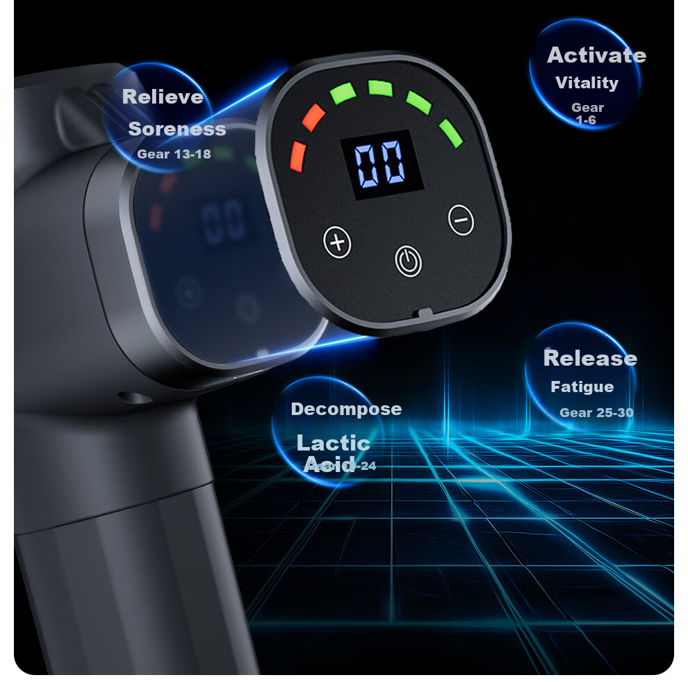 ANTA Large Smart Massage Gun Professional Deep Tissue Massager for Sports Fitness Full Body Muscle Relaxation Waist And Leg Massage for Men And Wome 9