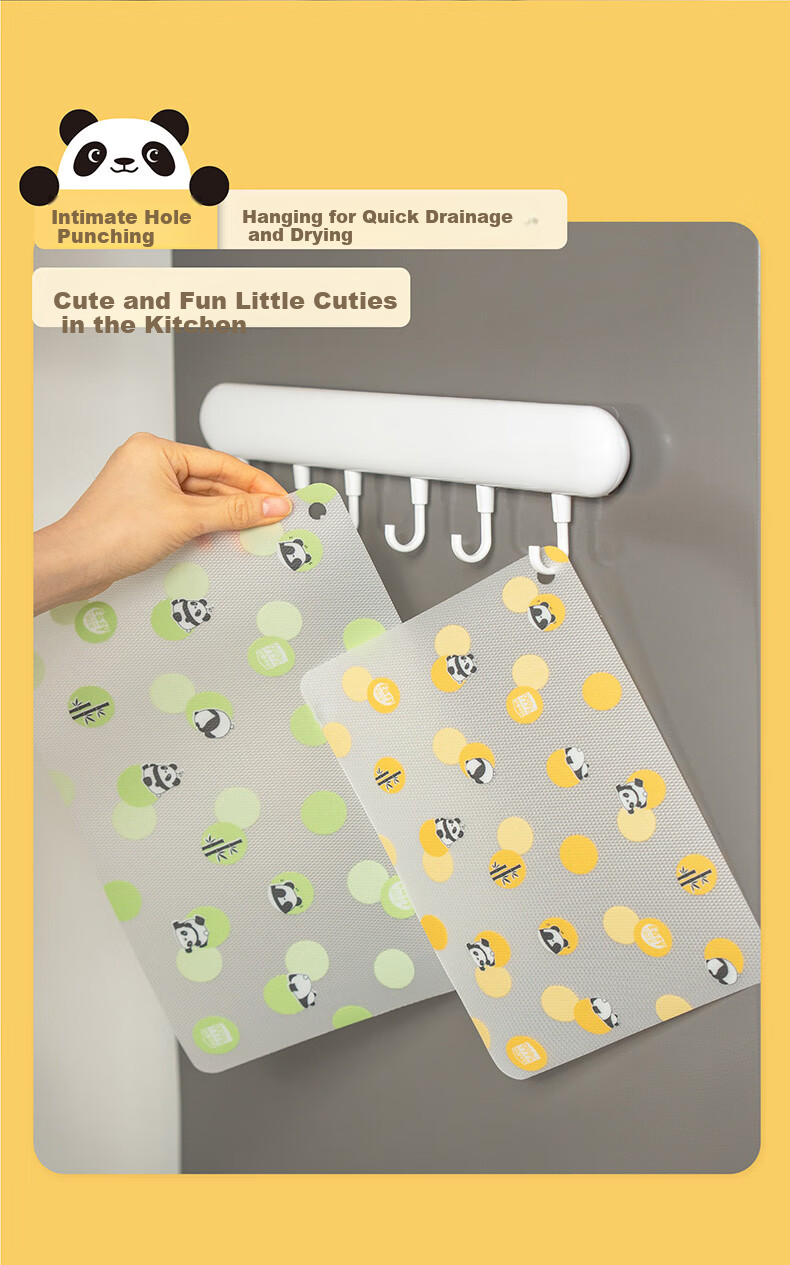 Easy Your Home Portable Antibacterial Plastic Cutting Boards, Large Size with 10 Pieces for Chopping Vegetables And Baby Food Preparatio 17