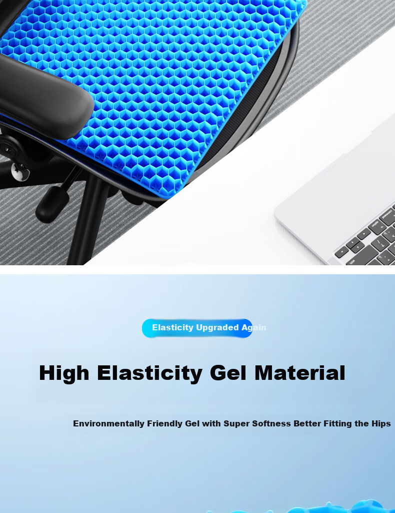 Jiabolan Car Seat Cushion, Honeycomb Elastic Pad, Summer Office Chair Pad, Cooling Mat, Breathable, Suitable for All Seasons, Ice Mat 8
