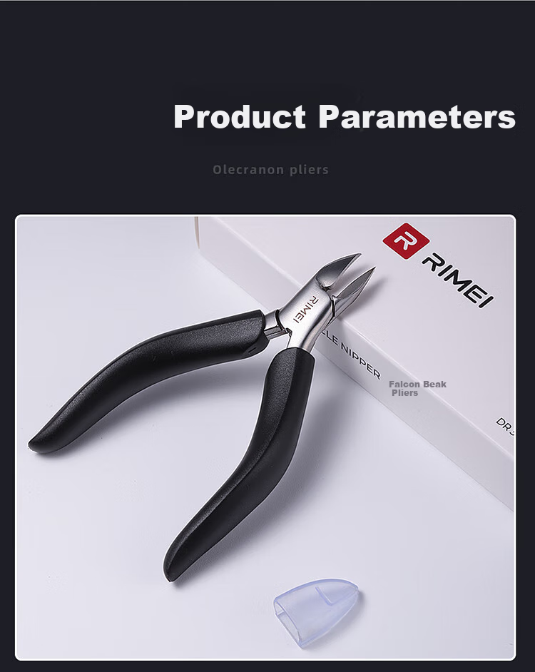 Jindarimei Ingrown Toenail Specialized Nail Clipper, Ingrown Toenail Remover, Eagle-Beak Pliers, Gray Toe Nail Triangular Nail Clipper, Pedicure Knife, 3-Piece Set 16