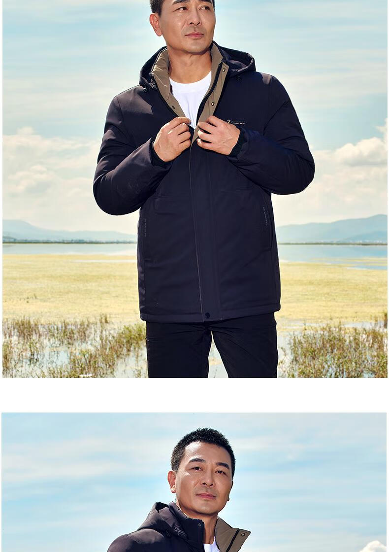 TUCANO Men's Winter Thickened Cotton Padded Jacket Warm Casual Outerwear New Year Clothing 9