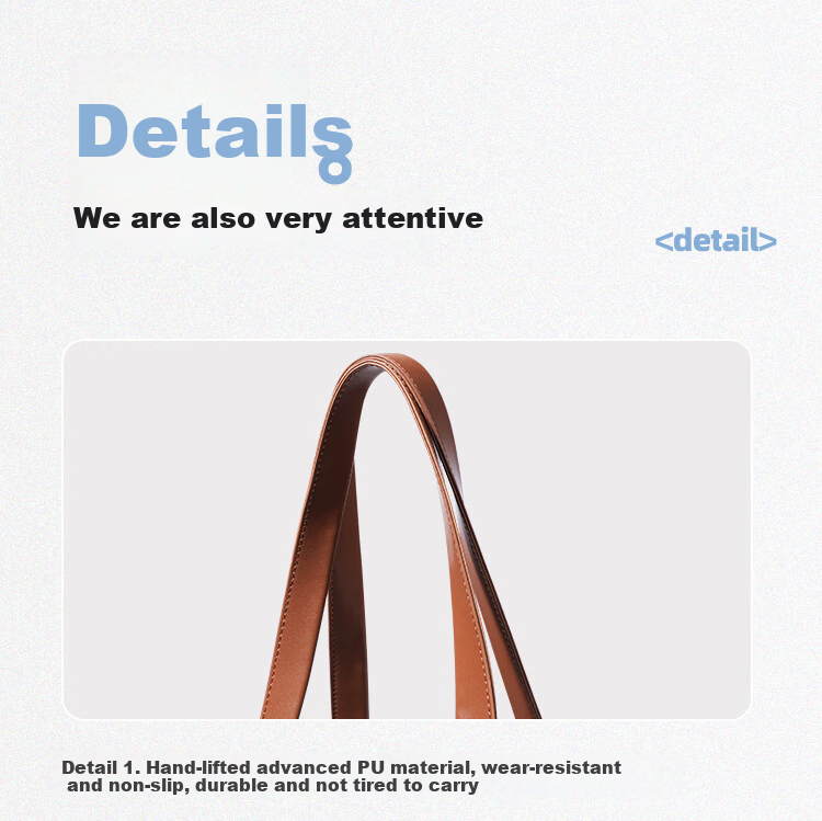 Lee Women's New Tote Bag, Handbag for School, Large Capacity Laptop Bag, Shoulder Bag, Gift, Birthday Present 12