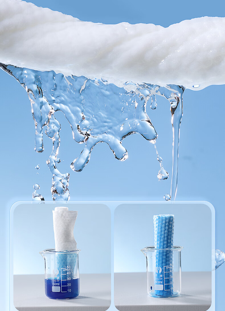 Aiyiyou Hanging Facial Towel 150 Sheets Extra Large Thick Disposable Soft Face Wipes for Baby Household Cleansing Towels 12