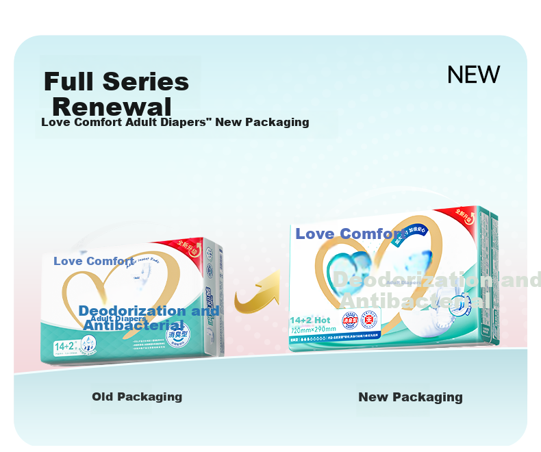 Aishule Adult Diapers Straight Strip L80 Pieces (Size 49*22cm), Odor-Resistant, Antibacterial, for Elderly And Postpartum Women, Incontinence Pads 2
