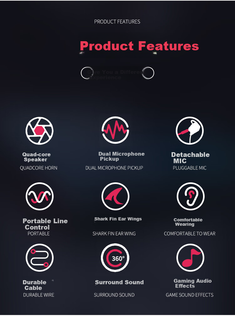 HP DHH-3112 Wired Earphones for Playing Black Myth: Wukong, In-Ear Dual Dynamic Computer And Mobile Phone Study Office Entertainment E-Sports Gaming Music Headphones [Black] 6