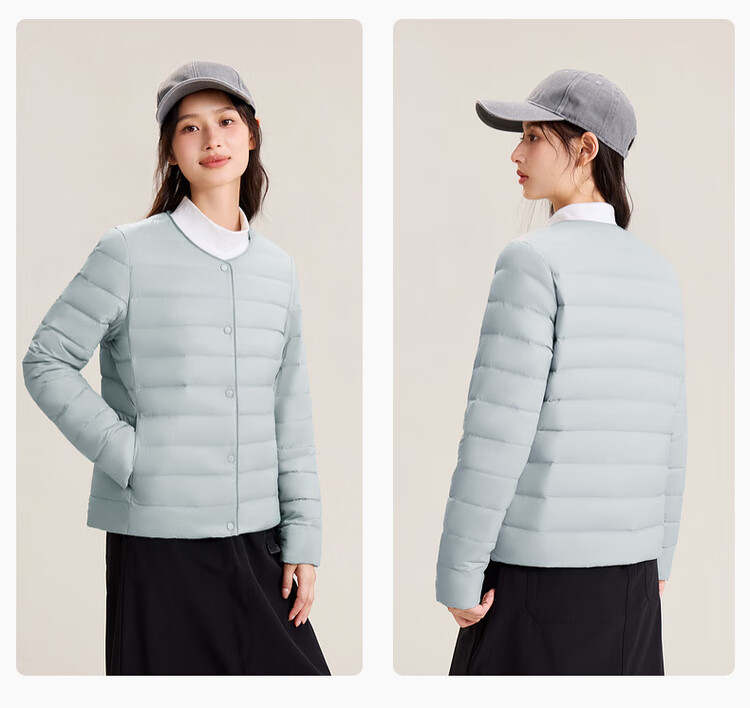 SNOWFLYING 2025 Autumn New Korean Slim Fit Basic Casual Short Down Jacket 5