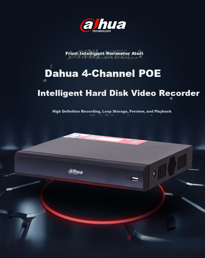 Dahua NVR Surveillance Hard Drive Recorder 16-Channel 4-Bay POE Network Power Supply HD Smart Network Monitoring Host Perimeter Protection DH-PN4416-S16P Without Hard Drive 3