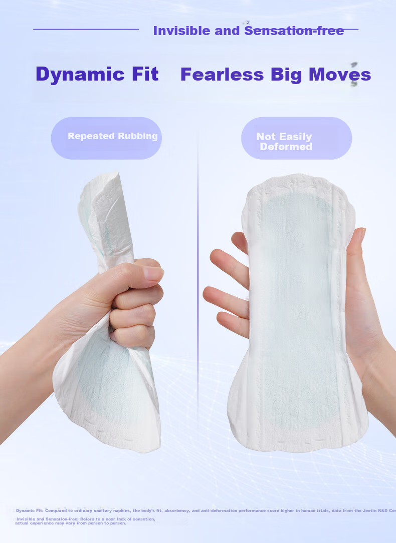 Jieting Disinfection-Grade Sanitary Napkins for Day And Night Use, Menstrual Pads, Breathable, 104 Pieces, White, Sold by JD Official Flagship Store 3