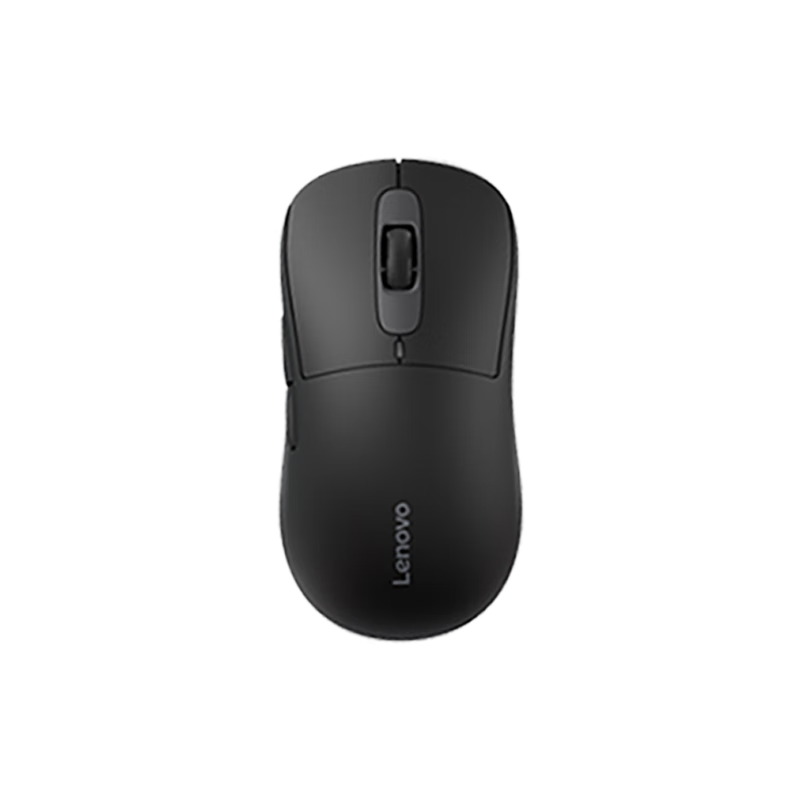 Lenovo Super Capacitor Mouse 2.4G Wireless Bluetooth Dual-Mode Rechargeable Fast Charging Ergonomic Business Office Mouse for Laptop Tablet Black