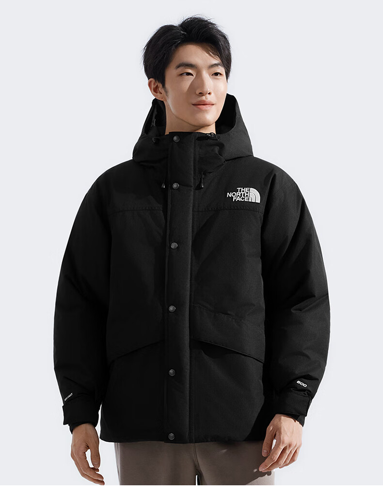 The North Face Men's New Mountain Down Jacket Outdoor Hiking Waterproof Warm Goose Down Coat 8FGH 12