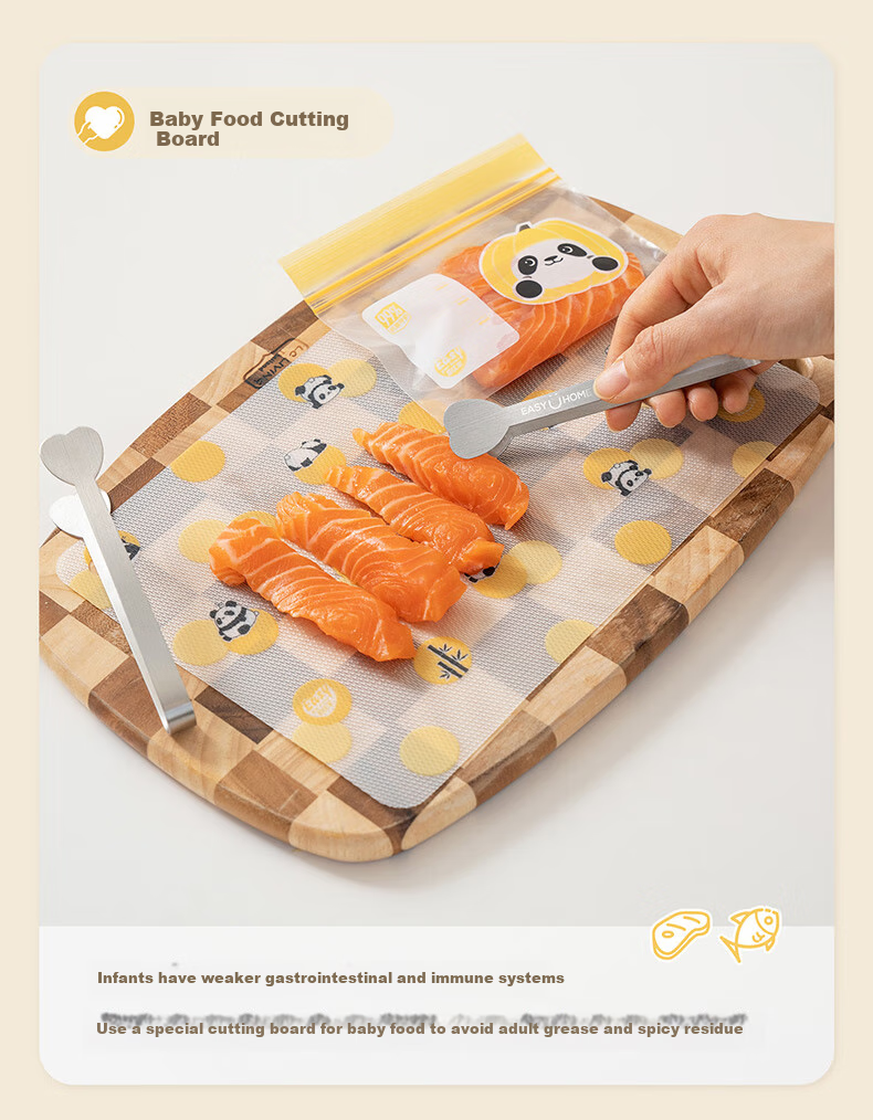 Easy Your Home Portable Antibacterial Plastic Cutting Boards, Large Size with 10 Pieces for Chopping Vegetables And Baby Food Preparatio 6