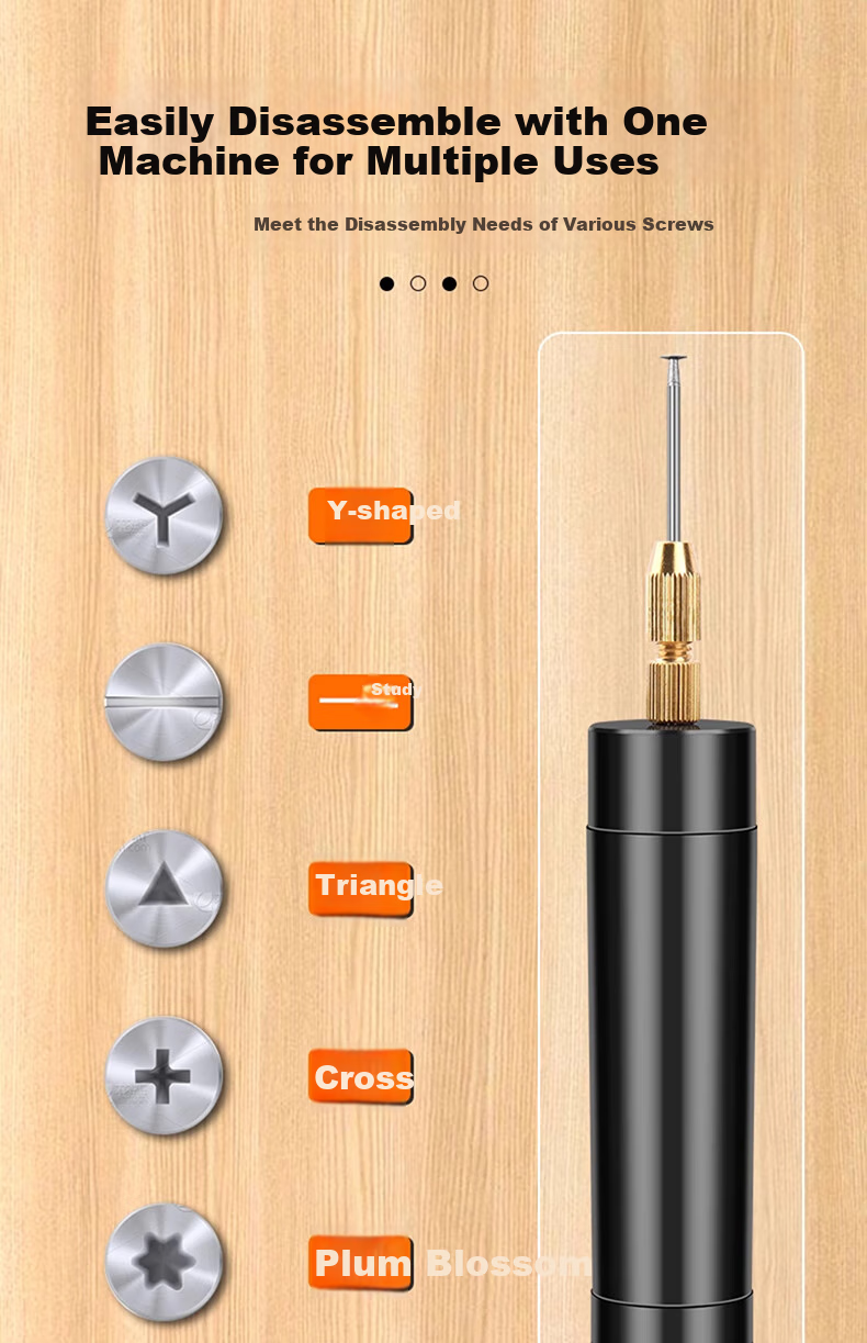 LinkStone Screw Extractor, Slipped Screw Remover, Laptop Camera Stripped Screw Extractor, Mobile Phone Screw Cutting Tool, Electric Grinder for Stripped Screws 6