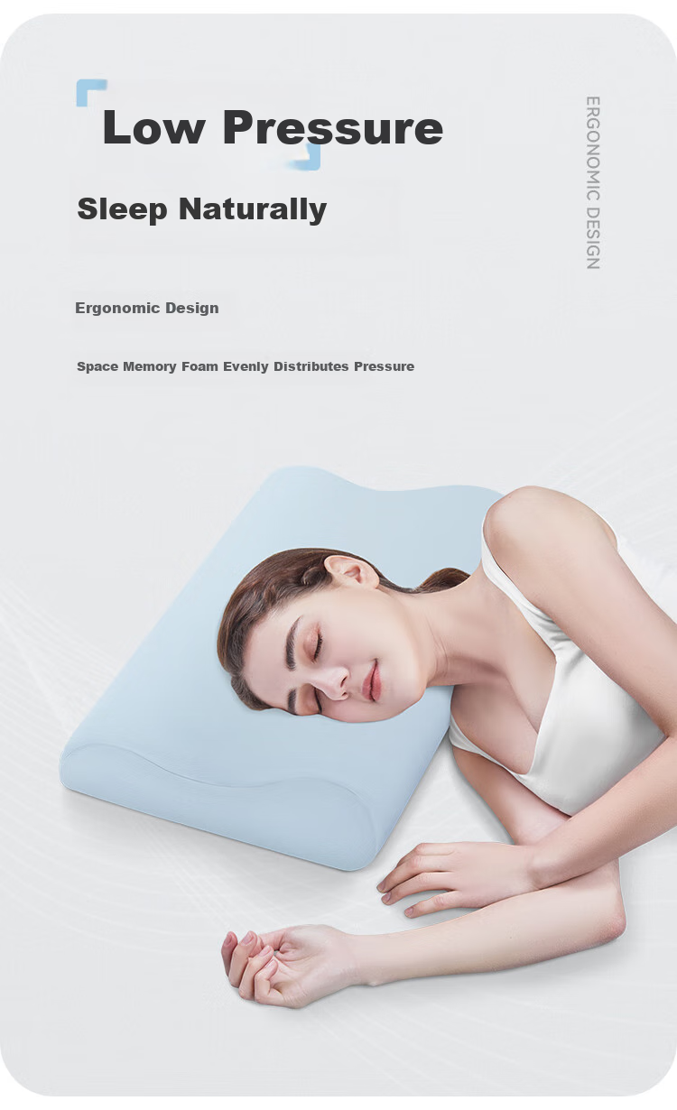 Aeromax Memory Foam Pillow for Cervical Spine Support, Deep Sleep Cloud-Like Comfort, High And Low Dual-Use Adult Sleeping Pillow 3
