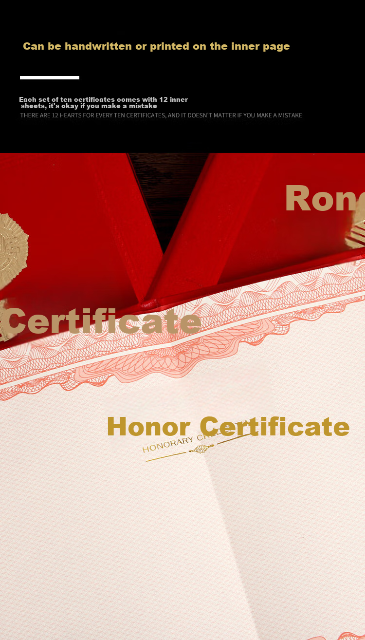 TANGO [20 Sheets/pack] 8K Appointment Letter Inner Pages, Company Employee Award Certificate Inner Pages, Corporate And School Unit Employment Certificate Inner Pages 3