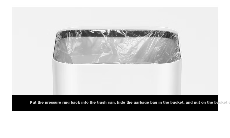 Wuyuehua Smart Sensor Trash Can, 13L Large Capacity, Battery-Powered, for Home Use in Bathroom, Living Room And Kitche 15