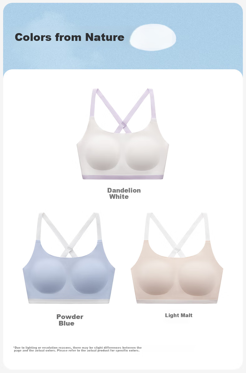 Like UU, Teenage Girls' Underwear for Middle And High School Students, One-Size Three-Stage Bra for Pubescent Girls, Children's Underwear 18