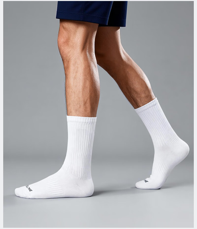 KELME Basketball Socks (6 Pairs) Autumn Winter Warm Long Sports Running Badminton Terry Bottom Anti-Odor Antibacterial Socks 1