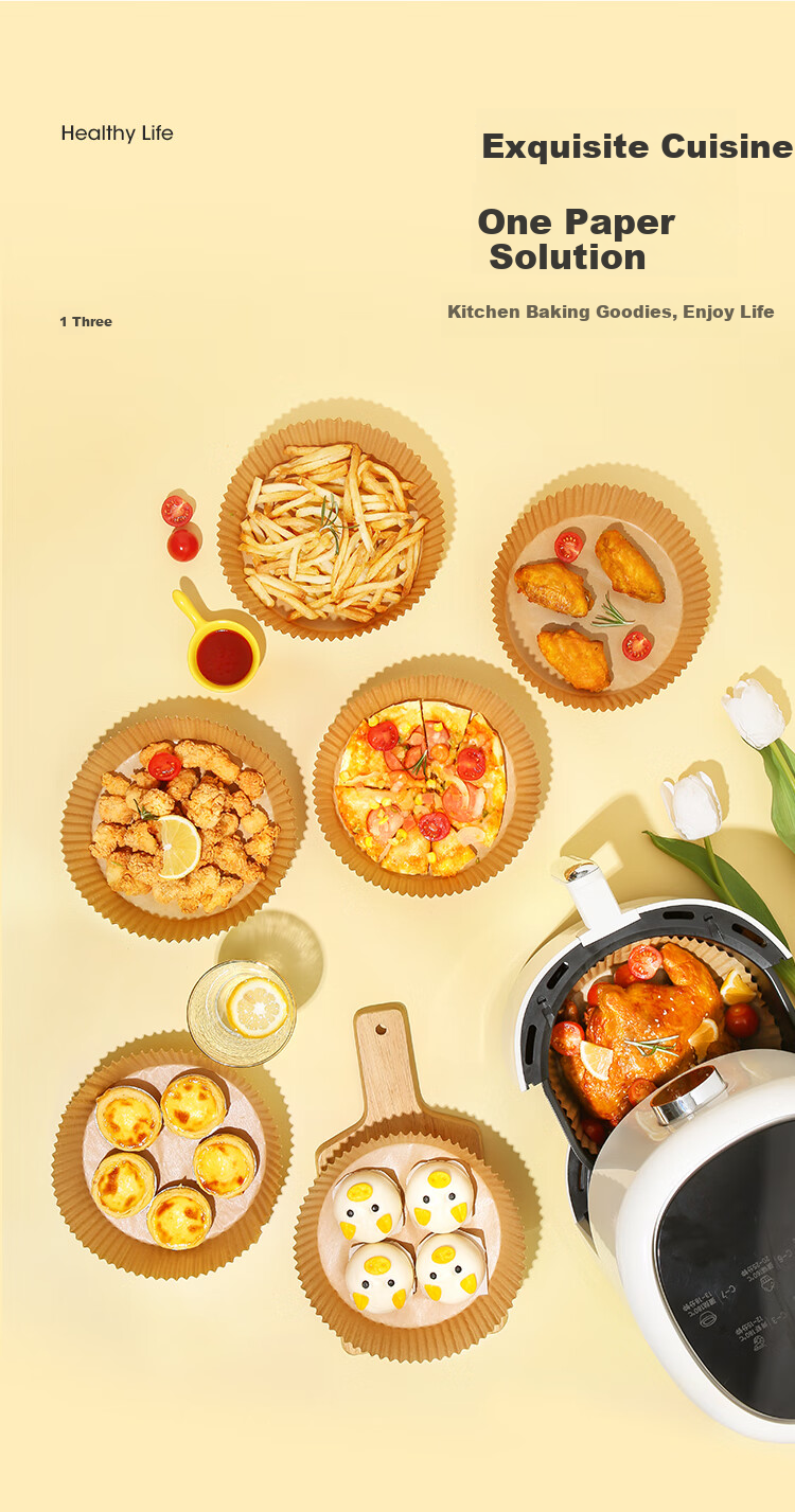 MARYYA Oven Paper, 30cm*8m, for Roasting Meat, Baking Cakes, Air Fryer, Baking Tray, Silicone Oil Paper Mat, Barbecue Oil-Absorbing 4