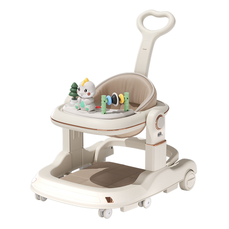 ANGI BABY Multifunctional Baby Walker Anti-Tip Foldable Push Toy Gift for Kids