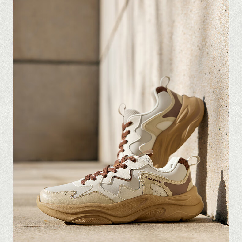 361° Men's Sports Shoes Horn Bag Height Increasing Retro Shock Absorption Running Casual Shoes Autumn Winter 672536781-2 7