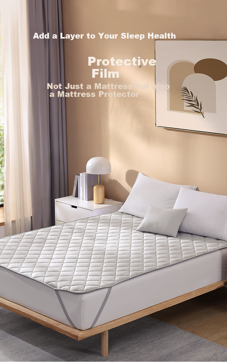JD Original Mattress Protector, Student Dormitory Special Antibacterial Mattress Pad, National Standard Class A, 5-Layer Thickened, 0.9m Bed, Gray 5
