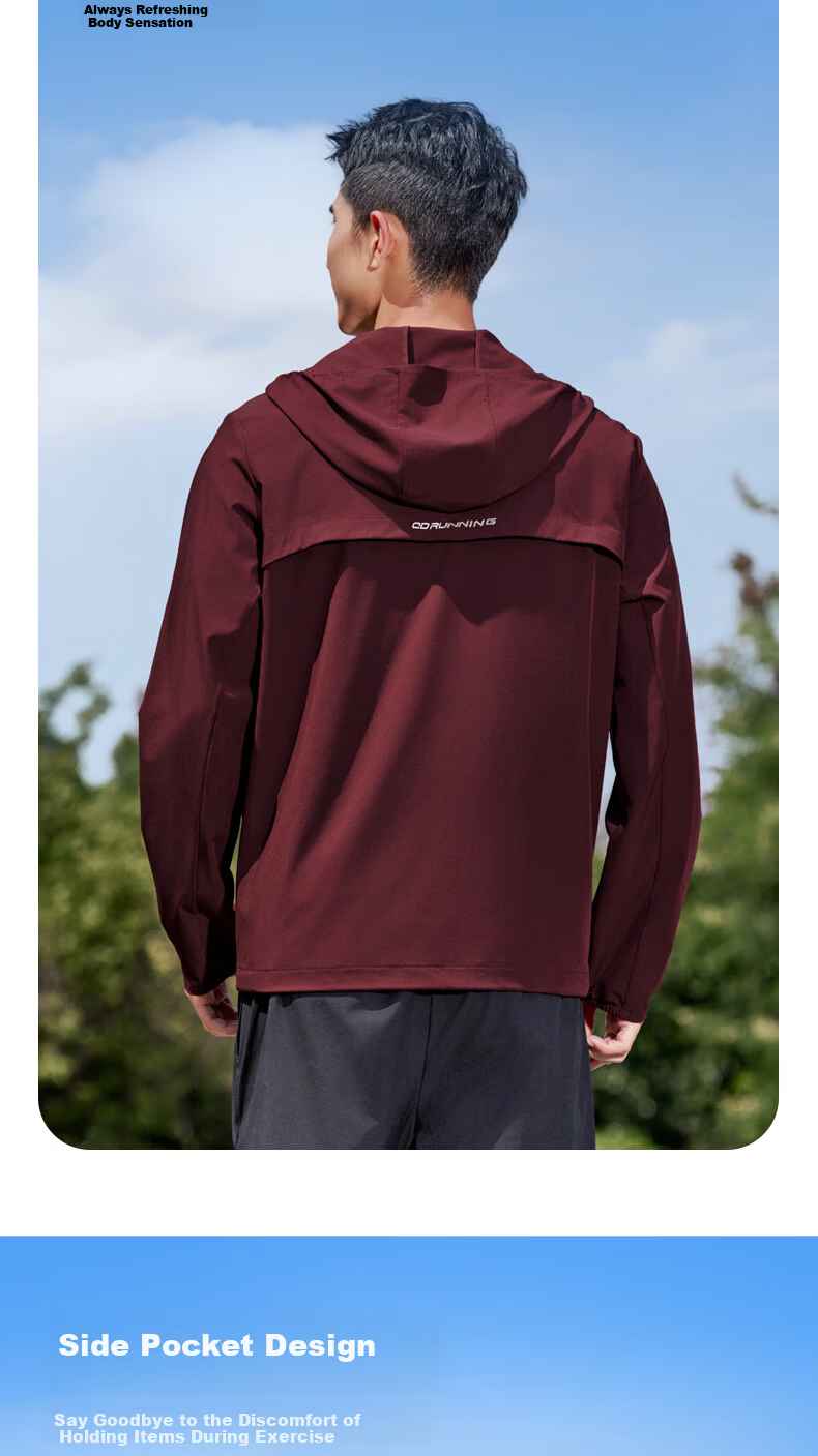 Jordan Feiying PB Men's Sports Windbreaker Autumn Winter Windproof Marathon Hooded Jacket 6