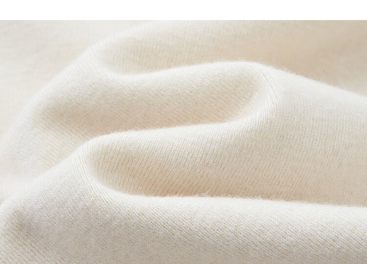 Demana Plush 100% Wool Autumn Simple Style Hooded Shell Button Stretch Knit Sweater for Women 4