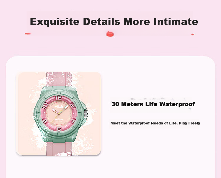 FILA Women's Watch, Girls' Watch for Middle And High School Students, Exam Student Watch, Children's Middle School Entrance Exam Gift, 6730-004 5