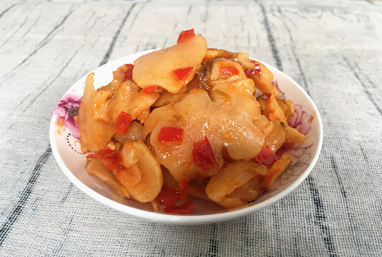 顺手1袋 酱洋姜鬼子咸菜腌制下饭菜泡菜贵州特产 酸辣鲜辣洋姜片110g*