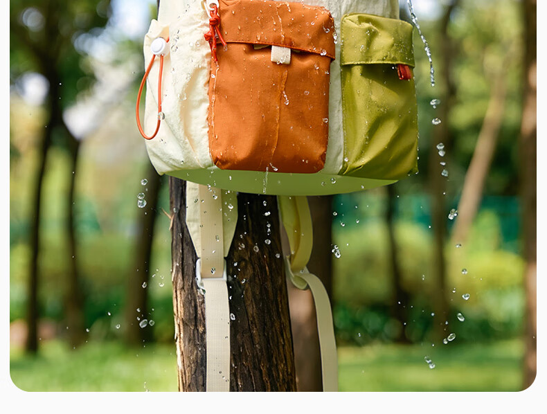 Mr.ace Homme Casual High School Student Backpack Small Niche Dopamine School Bag Lightweight Outdoor Travel Large Capacity Laptop Backpack for Men 9