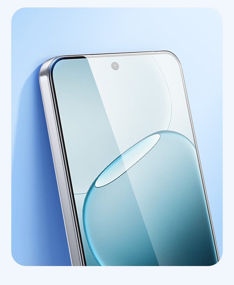 Langling [2-Pack] Tempered Glass Screen Protector for OPPO A6 GT, Full Coverage Ultra-Thin Clear Anti-Fingerprint Shockproof Phone Film 3