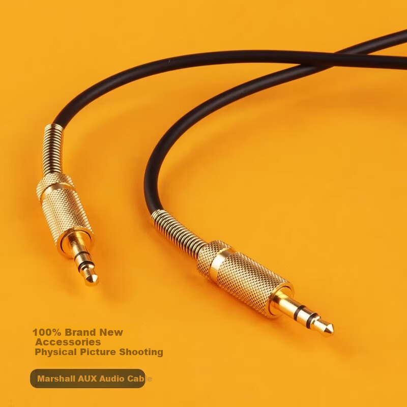 Xuanyi Marshall Harman Kardon 4/3 Generation Speaker Glass Audio Cable Computer AUX Connection Cable Double-Ended 3.5mm Male to Male Phone Computer Laptop Connection JBL 3