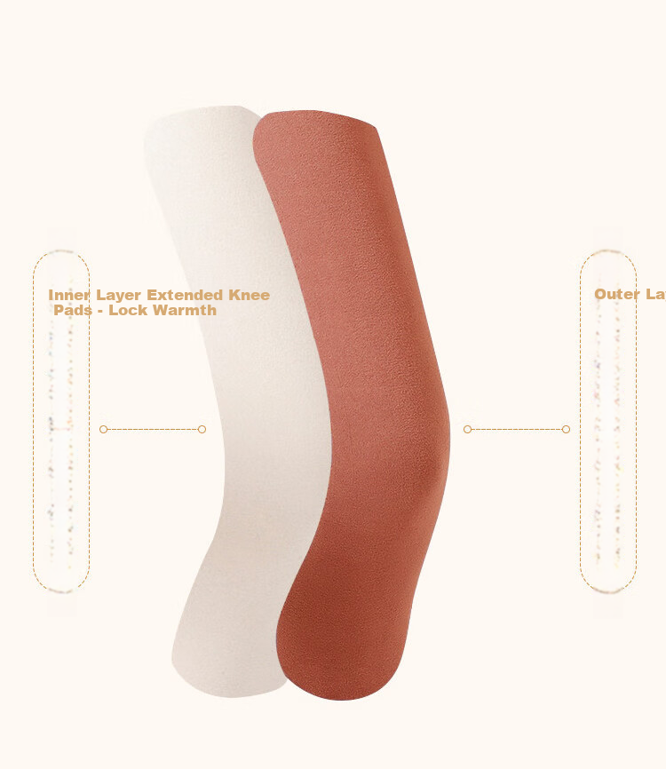 LangSha Women's Thermal Underwear, Autumn And Winter Wool Silk Patch Waist Protection Knee Protection High-Waist Tummy Control Seamless Women's Warm Pants 8