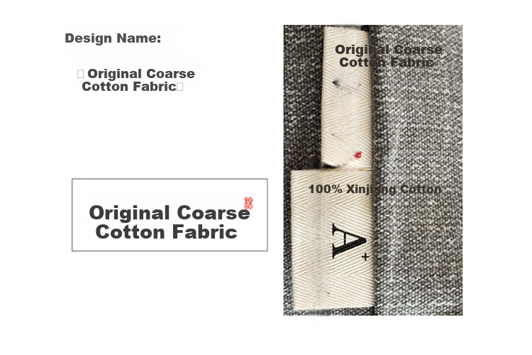 MUJI A-Class 100% Cotton Coarse Fabric Pillowcase Pure Cotton Summer Student Dormitory Pillow Cover 48*74cm Pair 1