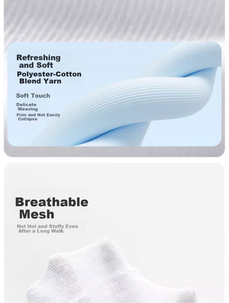 Etravel 10 Pairs Disposable Socks, Daily Wear Socks, Comfortable And Sweat-Absorbing for Business Trips And Travel, White 2