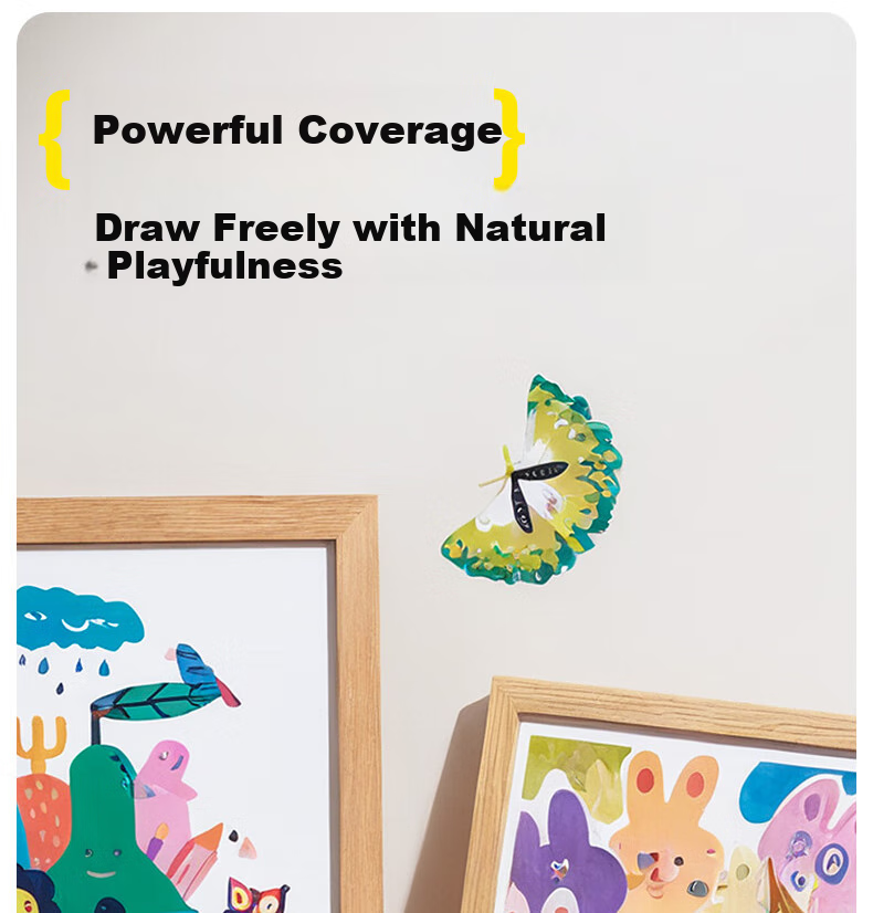 Meiletongnian Children's Direct Liquid Acrylic Markers, 80 Colors, Watercolor Pens, Non-Transparent, Stackable, Soft Tip, Drawing Pens for Primary School Students And Kindergarten, Birthday And New Year Gift Box Set 30