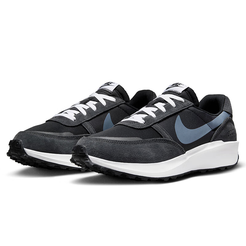 NIKE Men's Casual Shoes WAFFLE NAV Cushioning Sports Shoes FJ4195-001 Black Size 44