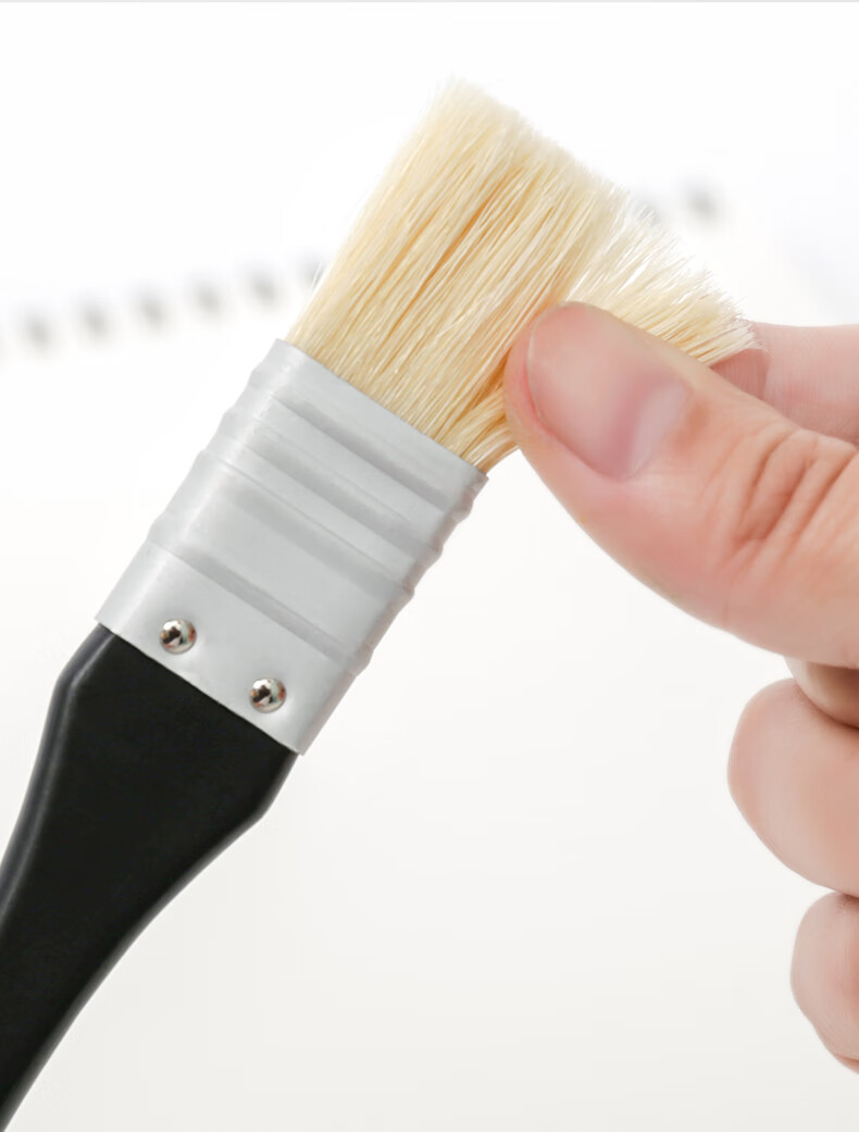 CHINJOO Gouache Paint Brush Set of 10 White Acrylic Oil Painting Brushes for Art and Sketching 7