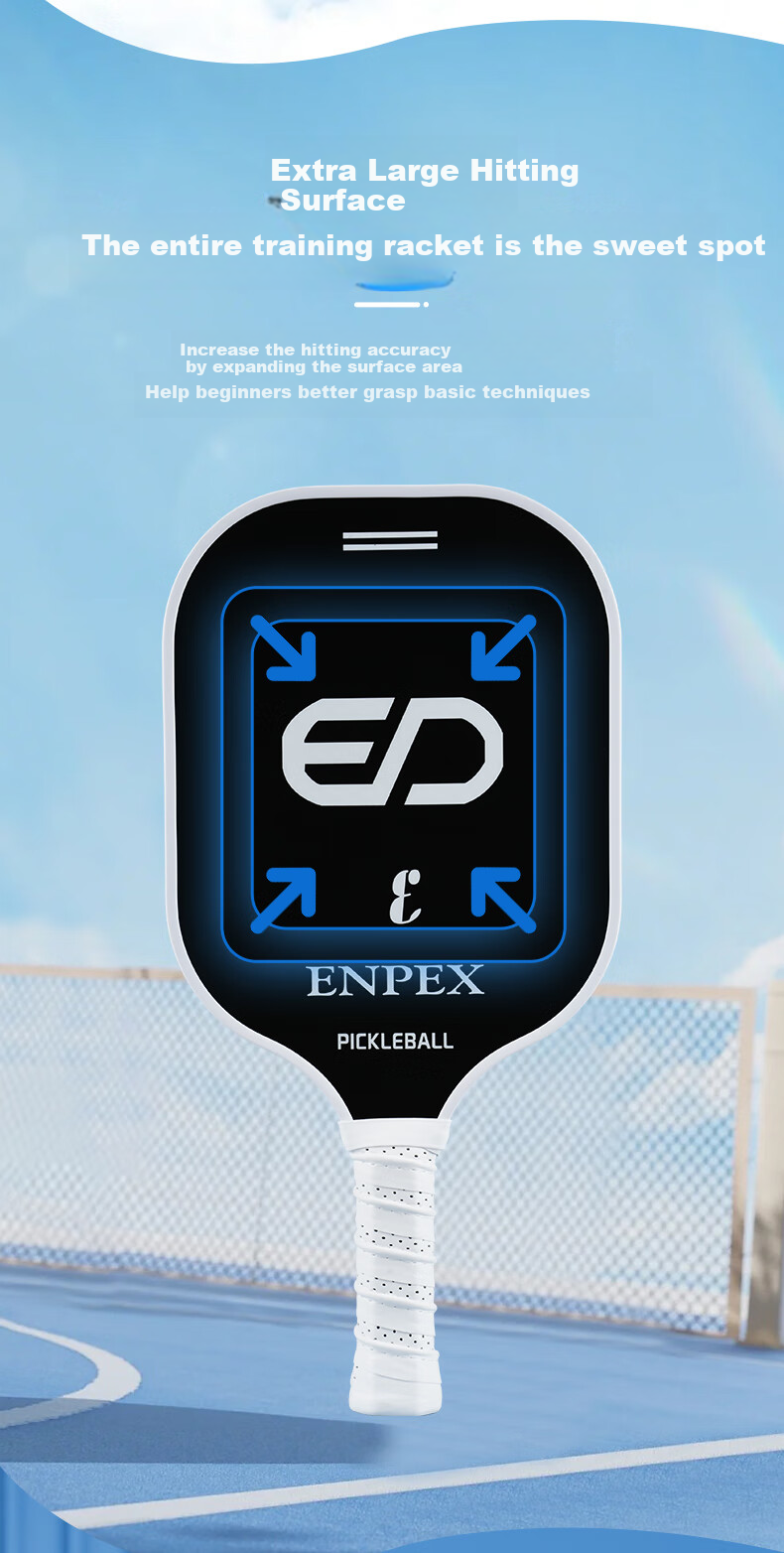 ENPEX Paddle, Wooden Practice Racket for Beginners, Adult And Student Training And Competition, D1 6