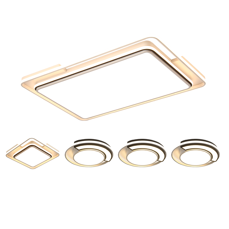 NVC Ceiling Light, Full Spectrum Layered Dance, Three-Bedroom Two-Living Room Set, LED Living Room Light, Modern Minimalist Whole House Installation Included