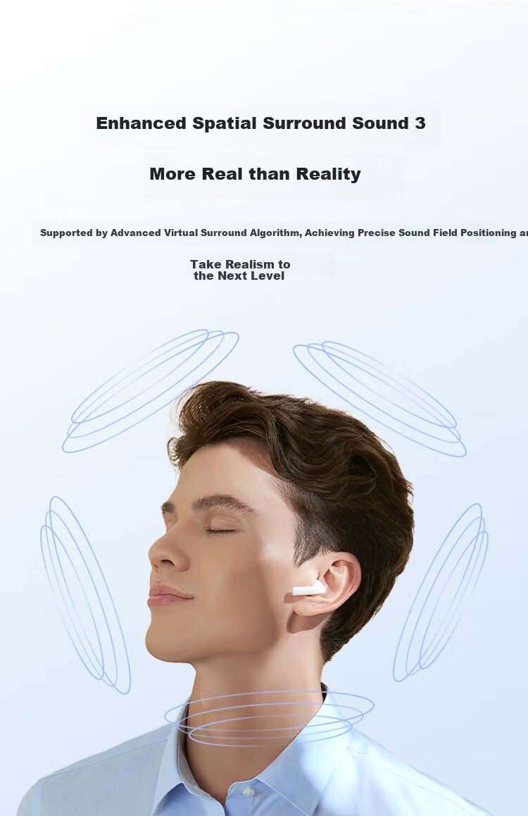 Honor Choice DOINGTOP X8i Bluetooth Earphones Honor Earphones Call Noise Reduction Long Battery Life Bluetooth 6.0 Waterproof Compatible with Honor Huawei Xiaomi Apple Phones Black 7