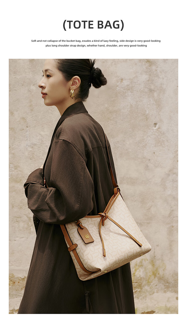 Aokang Women's Trendy Fashion Chic Tote Bag Commuter Versatile Shoulder Bag Birthday New Year Gift for Girlfriend Wife 3