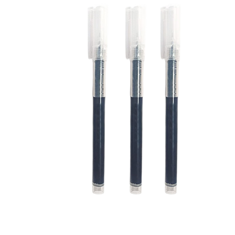 Kaoerde Brand Signature Pen 0.5mm Needle Tip Student Gel Pen Business Office Meeting Pen [8825] Black / 12pcs