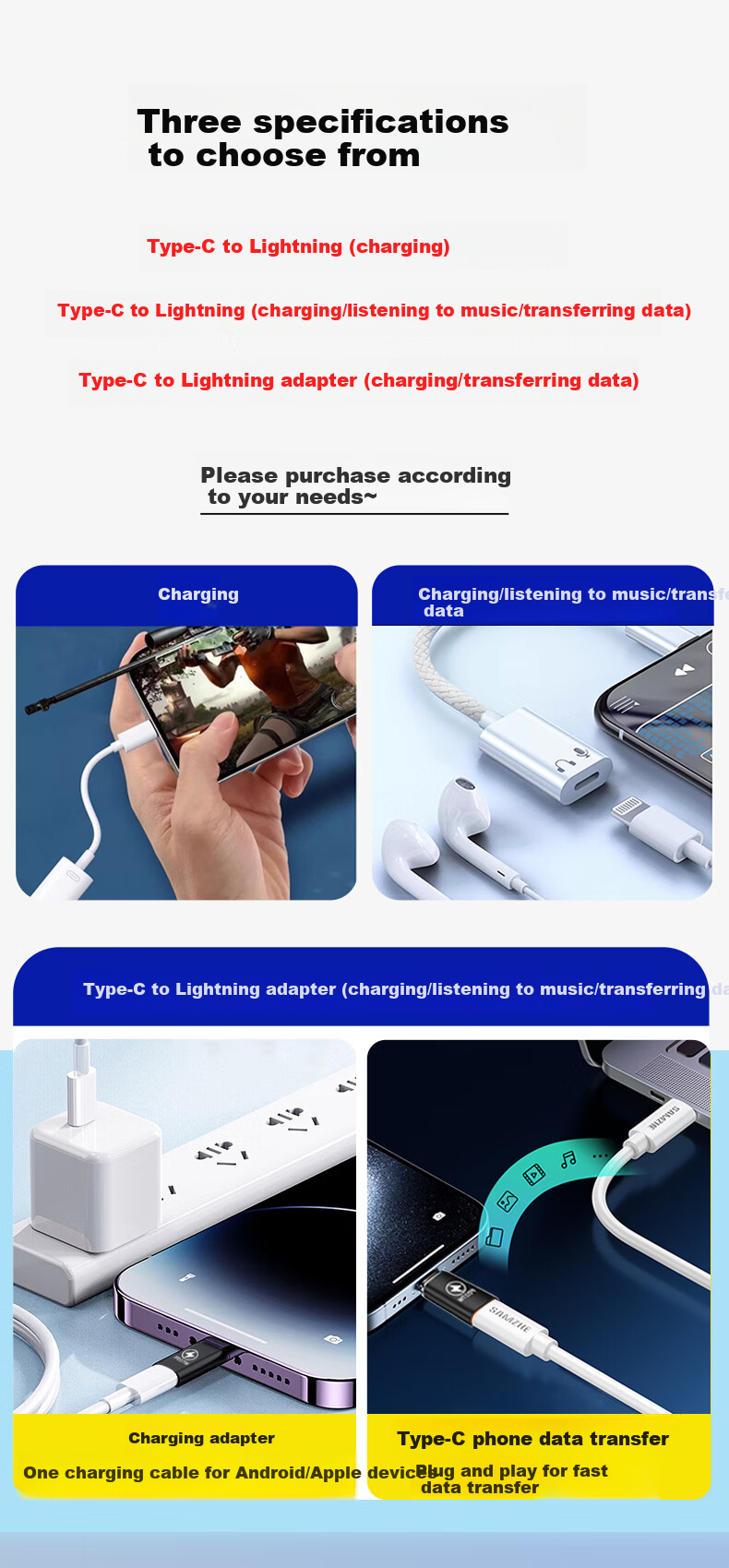 Masentek Type-C to Lightning Adapter for Apple Earphones, IPad, Macbook, DAC for Apple 16/15 Inch, Huawei, Xiaomi Tablets And Laptops 1