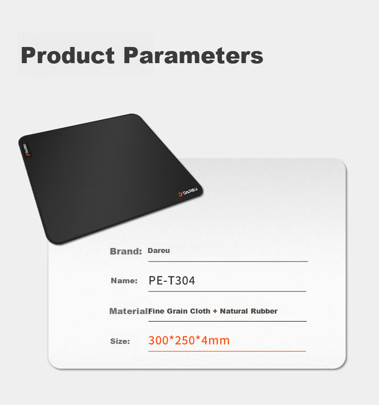 DAREU Gaming Mouse Pad, FPS Smooth Thickened Mouse Pad, Sweat-Resistant Wear-Resistant Medium-Sized CSGO/Counter-Strike Desk Pad, Random Texture Fine Surface 350*300*5mm 11