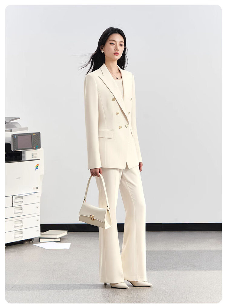 Miss Bird Premium Commuter Suit Set Women's Professional Formal Small Size Workplace Interview Elegant Blazer 6