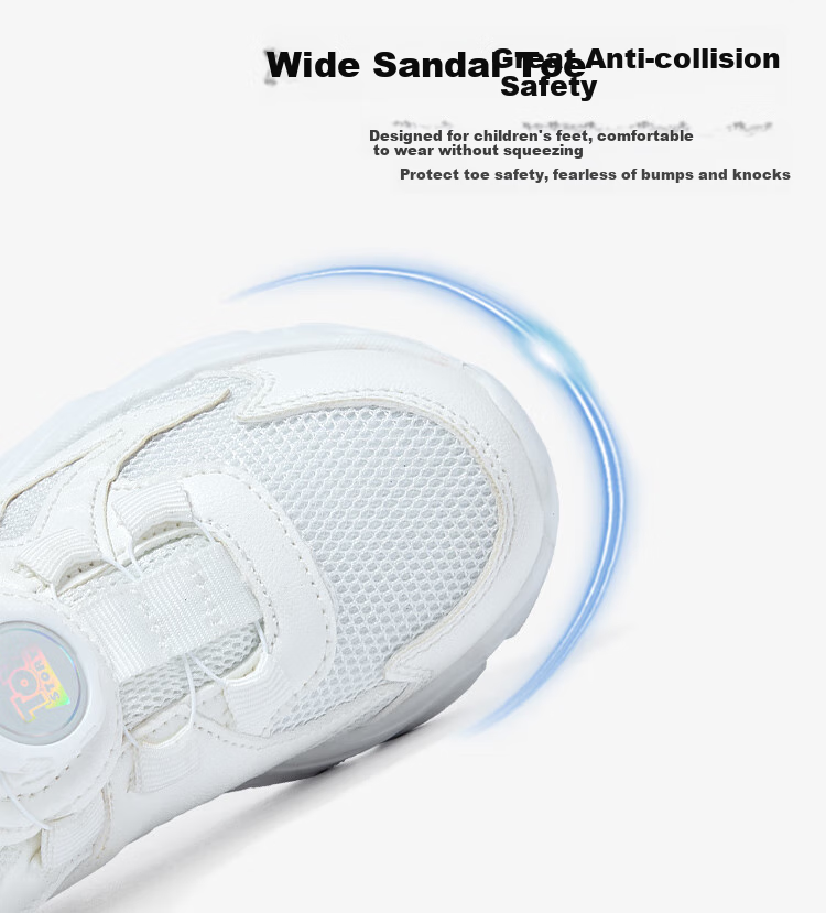 Disney Kids Running Shoes Boys and Girls Spring Autumn Outdoor White Breathable Sports Shoes Size 28 4