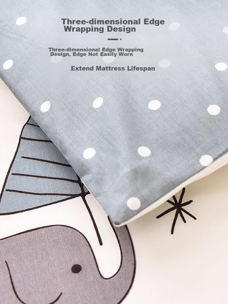 9I9 Baby Mattress, Infant Pad, Pure Cotton Cover, Thickened, Removable And Washable, Kindergarten Supplies for School Opening, 135*60 A101 5