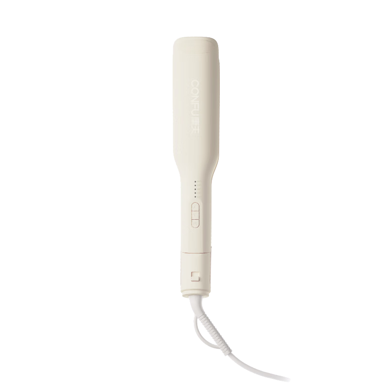 CONFU Ionic Hair Curler Curling Iron Large Waves Heat Protection Electric Curling Wand L2 Beige